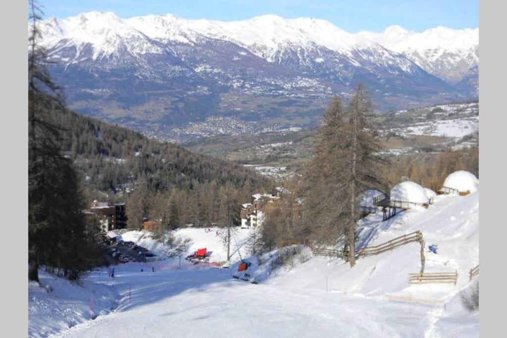 Chaleureux Appartement Au Coeur Des Orres 1800, Menage Compris Les Orres Luaran gambar