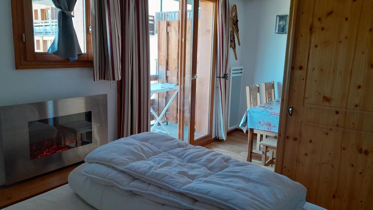 Chaleureux Appartement Au Coeur Des Orres 1800, Menage Compris Les Orres Luaran gambar