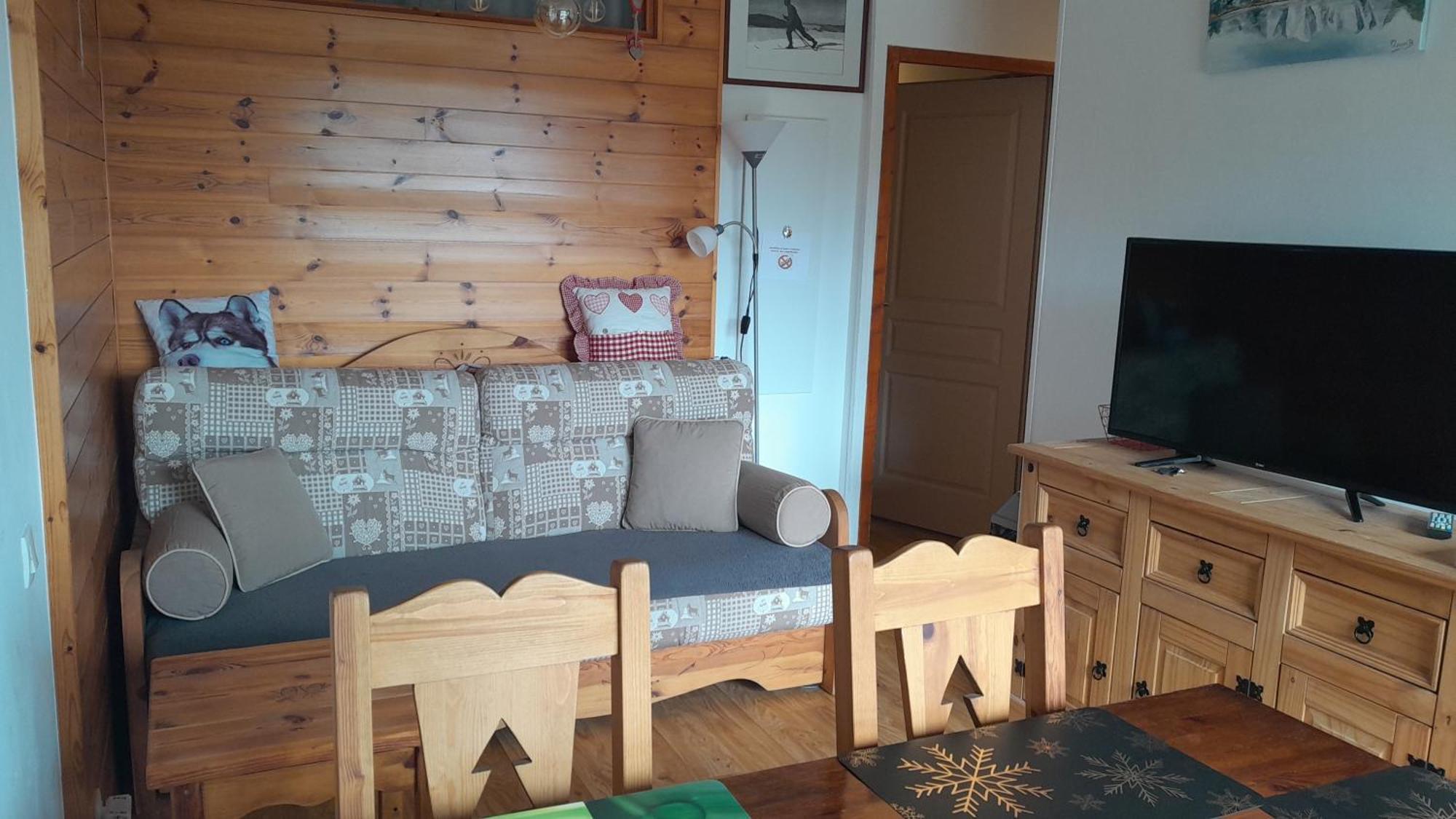 Chaleureux Appartement Au Coeur Des Orres 1800, Menage Compris Les Orres Luaran gambar